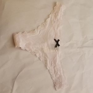 Pale pink victoria's secret thong